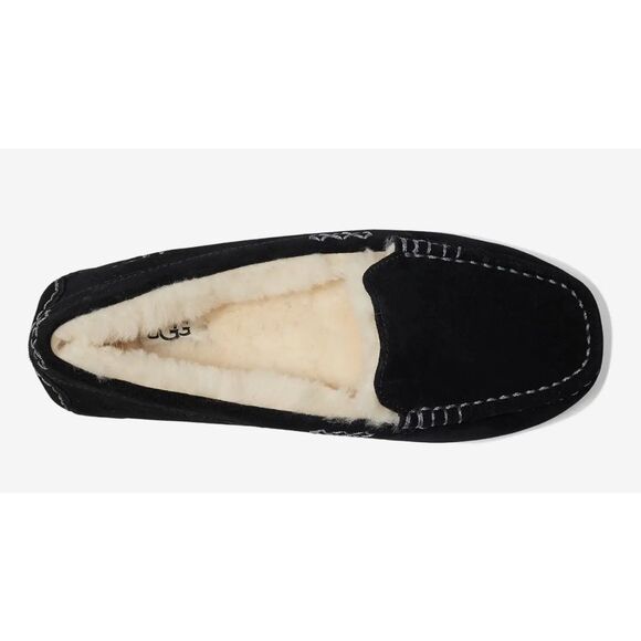 Ugg Ansley Slipper/Moc in Black NWOB Size 8 - Picture 2 of 8